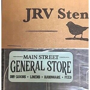 NEW JRV 15mil Reusable "General Store" Sign Stencil 17x8 Jami Ray Vintage